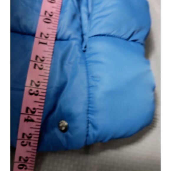 BMW:  Blue Full Zip-Up Puffer Vest, Woman Size M - Picture 4 of 7